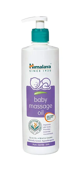 Himalaya Face Body Oil Baby Massage Oil For All Skin Types