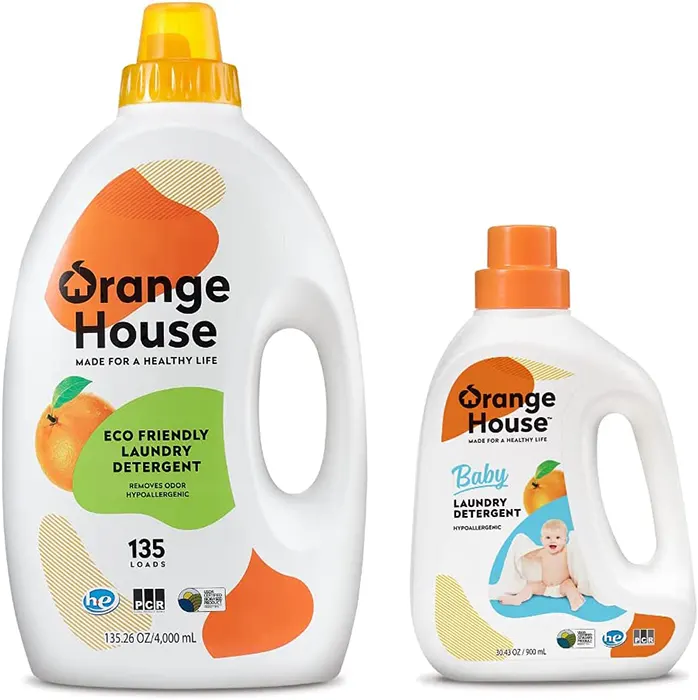 Orange House Liquid Laundry Detergent & Baby Detergent Set