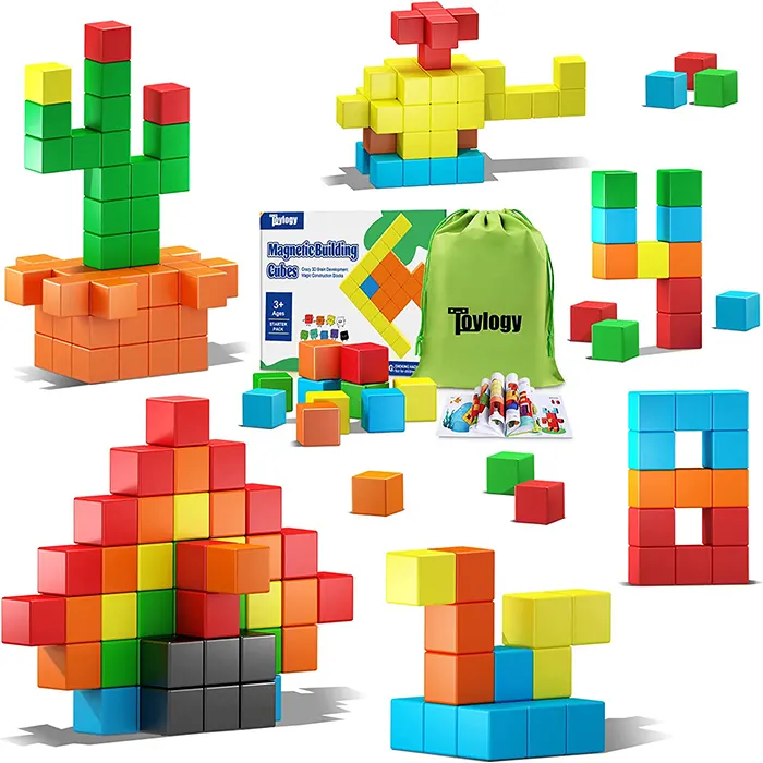 48PCS Magnetic Blocks for Toddlers Toys