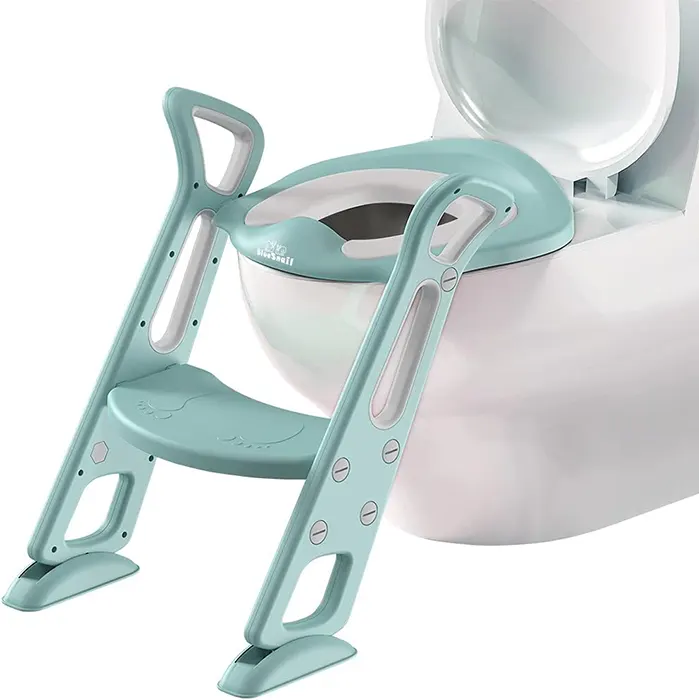 BlueSnail Potty Training Toilet Seat with Step Stool