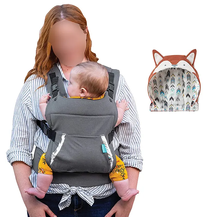 Infantino Cuddle Up Carrier - A Pediatrician-Recommended Baby Carrier for Cozy Bonding