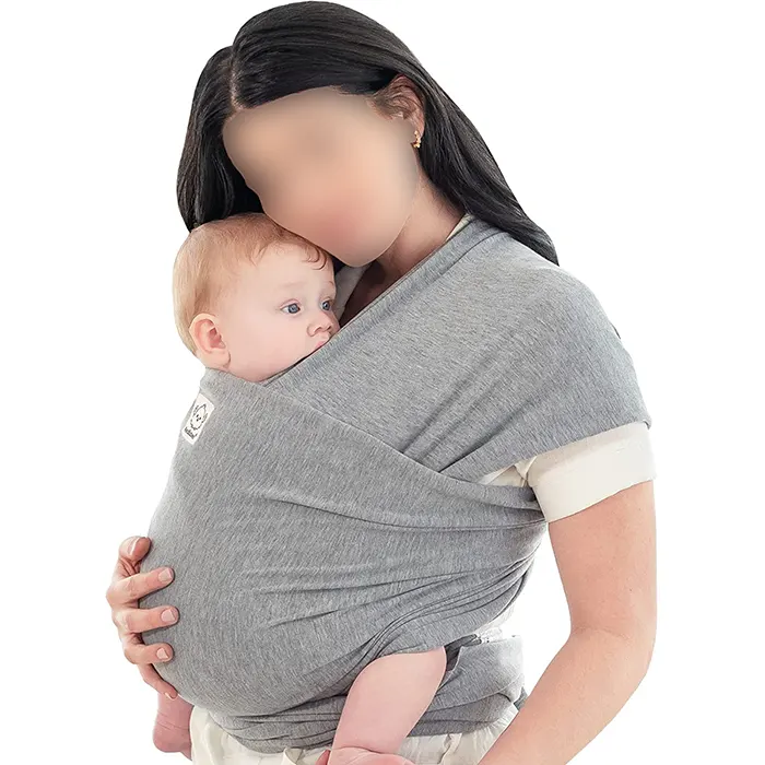KeaBabies Baby Wrap Carrier - A Pediatrician-Recommended Hands-Free Baby Carrier for Bonding and Comfort