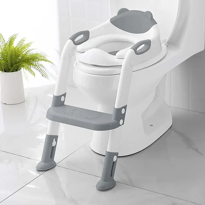 SKYROKU Toilet Potty Training Seat with Step Stool Ladder