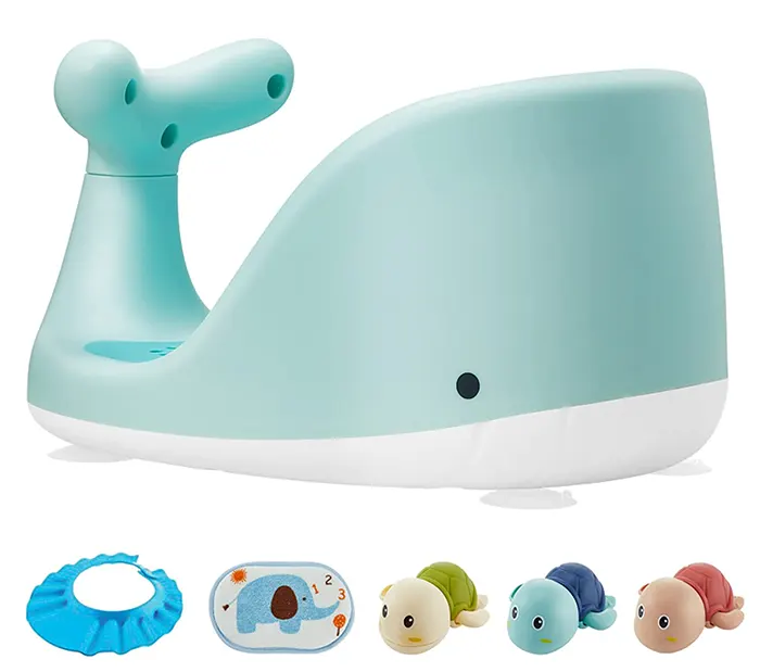 Tuyedoqe Whale Shape Baby Bath Seat - A Fun and Safe Bathing Companion
