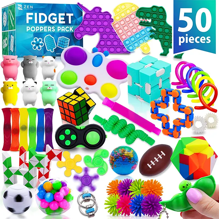 Unleash Endless Fun with the (50 Pcs) Fidget Toys Pack Party Favors Gifts