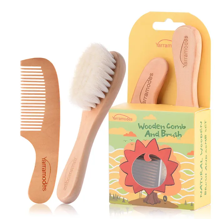 Yarra Modes Baby Goat Hair Brush and Comb Set