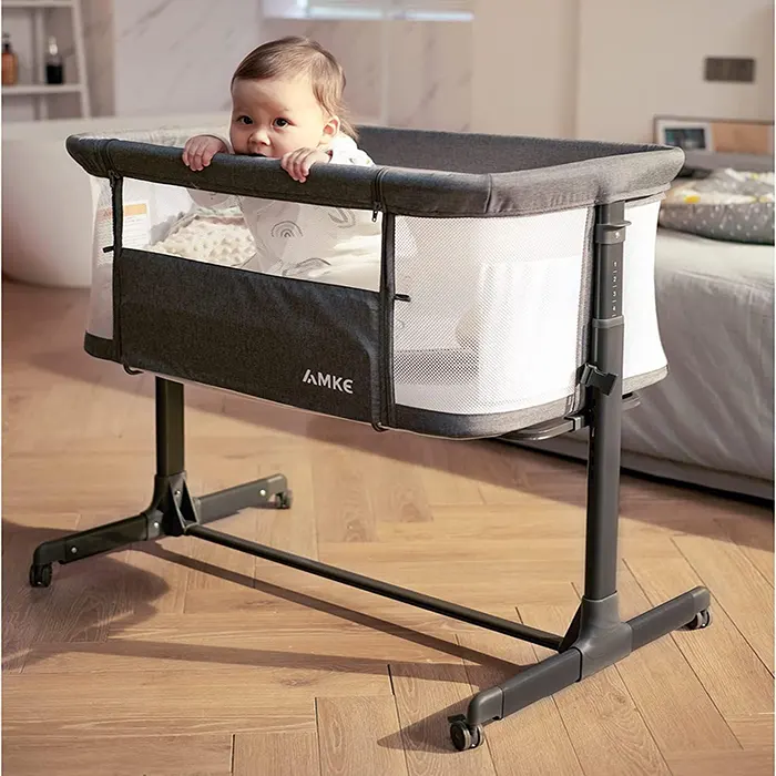 AMKE Baby Bassinet Bedside Sleeper