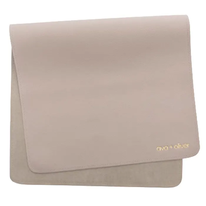 Ava + Oliver Vegan Leather Baby Changing Mat