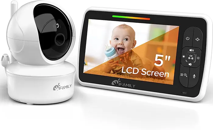 Baby Monitor – 5” Large Display Video Baby Monitor
