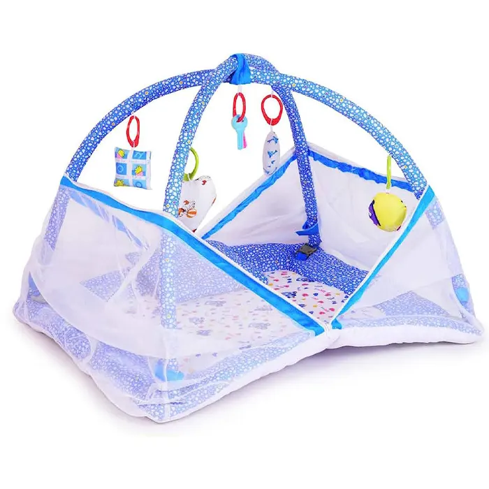 DearJoy Baby Bedding Set with Mosquito Net and Play Gym