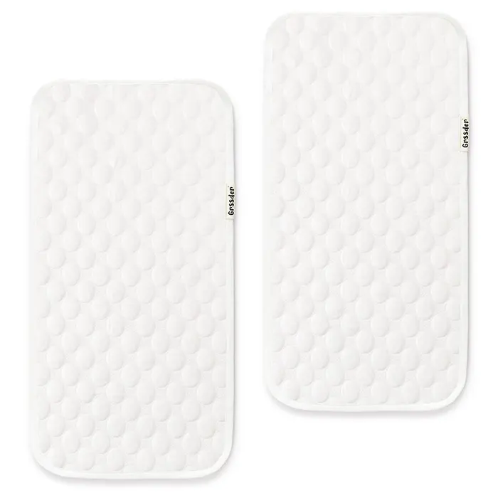 GRSSDER Bamboo Quilted Thicker Waterproof Changing Pad Liners