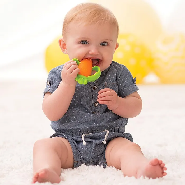 Infantino Lil’ Nibbles Textured Silicone Teether